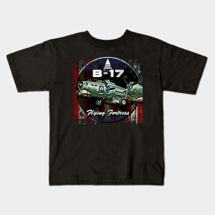 B 17 Flying Fortress Kids T-Shirt